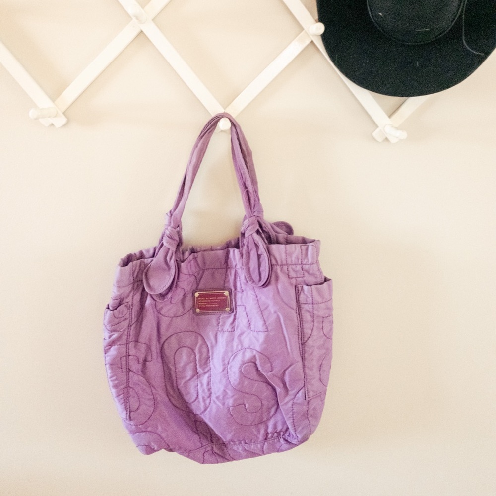 Marc by Marc Jacob's quilted nylon tote